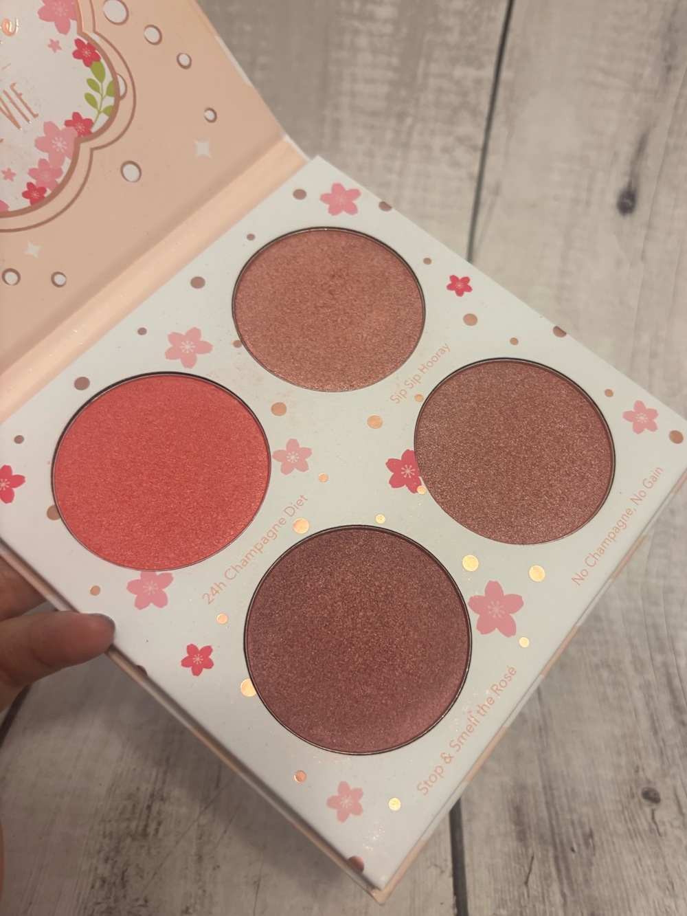 Beauty Bakerie | Cotton Candy Champagne Blush Palette | lightly used
